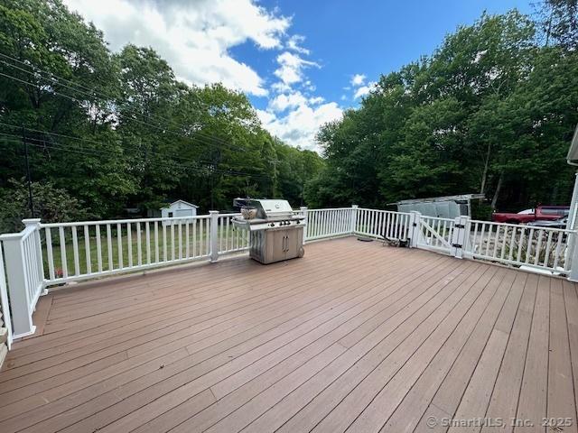 149 Mill Hill Rd, Colchester, CT 06415 - deck featuring area for grilling