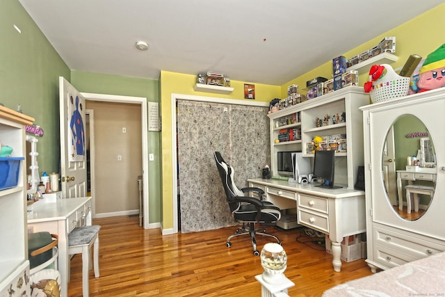 354 Lynne Pl, Bridgeport, CT 06610 - office featuring wood finished floors and baseboards