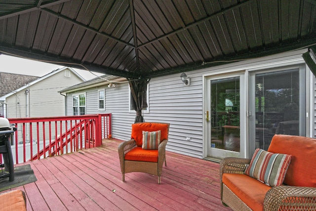 354 Lynne Pl, Bridgeport, CT 06610 - view of wooden deck
