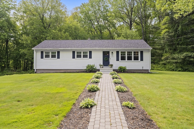 72 Twin Brook Ter, Monroe, CT 06468 - view of front facade featuring a front yard