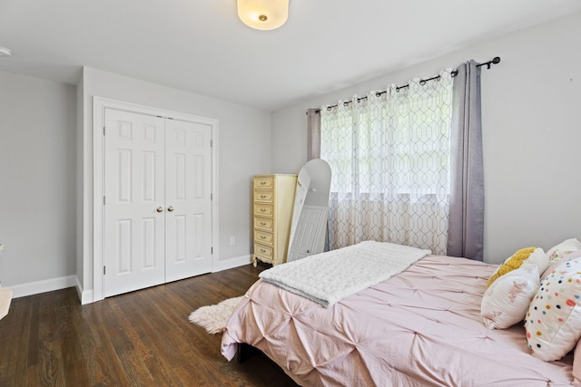 72 Twin Brook Ter, Monroe, CT 06468 - bedroom with a closet, baseboards, and wood finished floors