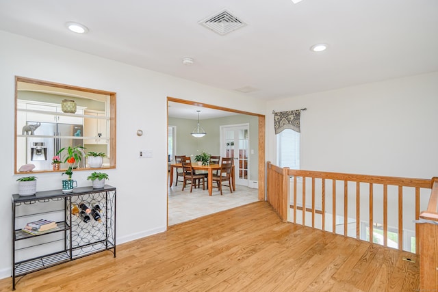 28 Sherry Ln, Danbury, CT 06811 - corridor with wood finished floors, recessed lighting, and baseboards