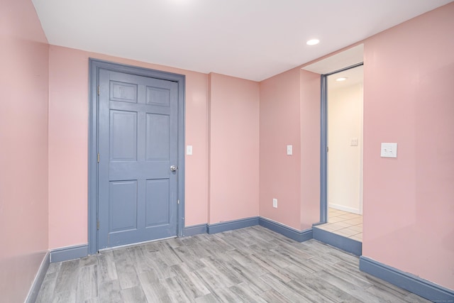 28 Sherry Ln, Danbury, CT 06811 - unfurnished room featuring light wood-style floors, baseboards, and recessed lighting