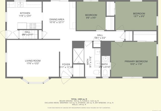 24 Ledgewood Ct, Norwich, CT 06360 - view of floor plan / room layout