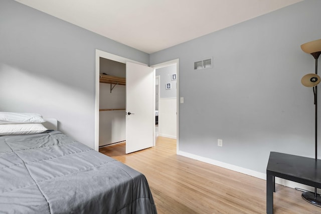 24 Ledgewood Ct, Norwich, CT 06360 - bedroom with wood finished floors and a closet