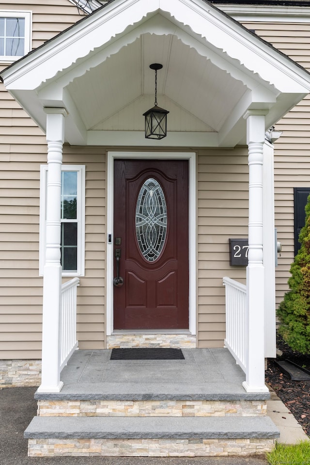 27 Judd Rd, Wethersfield, CT 06109 - view of exterior entry