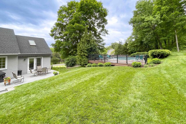 72 Cox Rd, Portland, CT 06480 - view of grassy yard featuring a patio area and an outdoor pool
