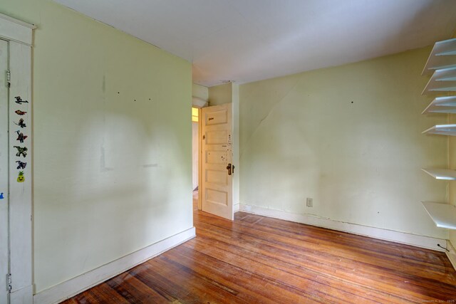 45 Perkins Ave, Norwich, CT 06360 - empty room featuring hardwood / wood-style floors and baseboards