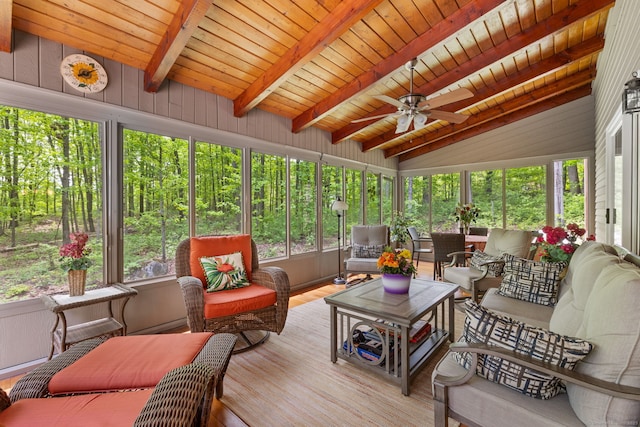 61 Winding Rdg, Southington, CT 06489 - sunroom / solarium with ceiling fan and an outdoor living space