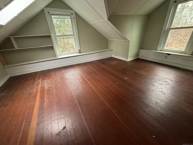 29 Middle Tpke, Mansfield, CT 06268 - bonus room featuring hardwood / wood-style flooring, vaulted ceiling, and baseboards