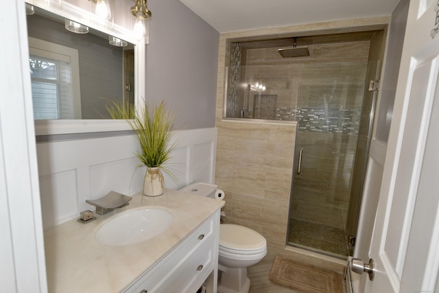 155 Cedar St, New Haven, CT 06519 - full bath with a shower stall, vanity, and toilet
