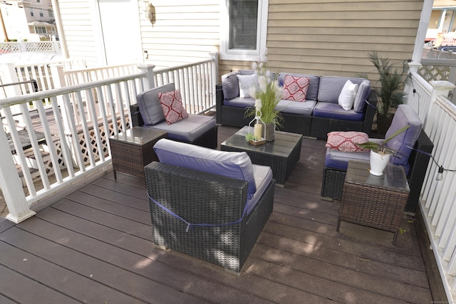 155 Cedar St, New Haven, CT 06519 - deck featuring outdoor lounge area