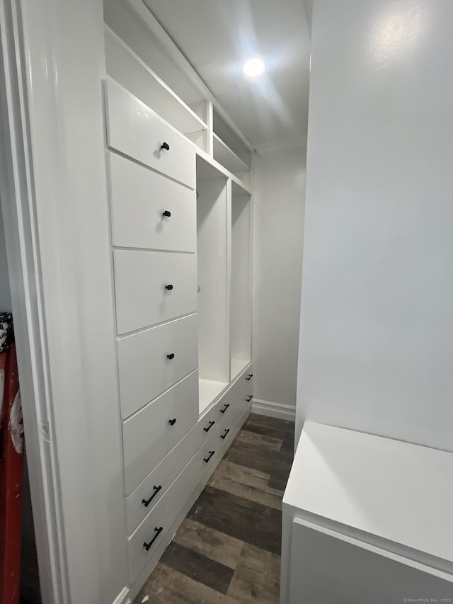 155 Cedar St, New Haven, CT 06519 - spacious closet featuring dark wood-type flooring