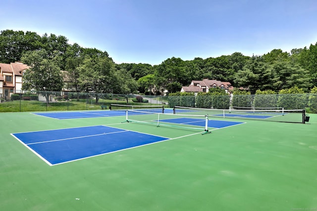 690 Forest Rd Unit 442, West Haven, CT 06516 - view of tennis court featuring community basketball court