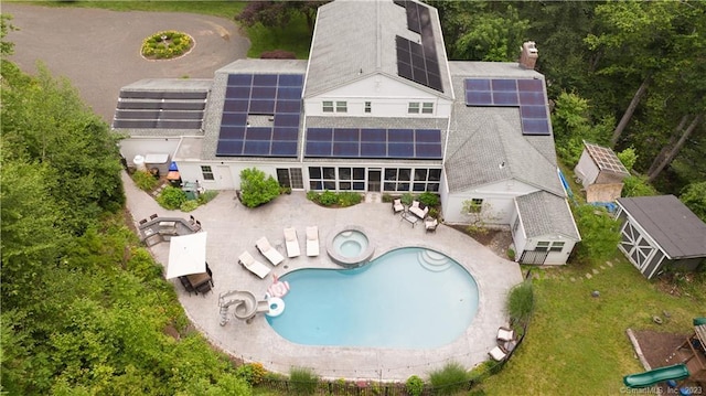 36 Old Johnson Ln, Middletown, CT 06457 - swimming pool featuring a patio area and outdoor dining space