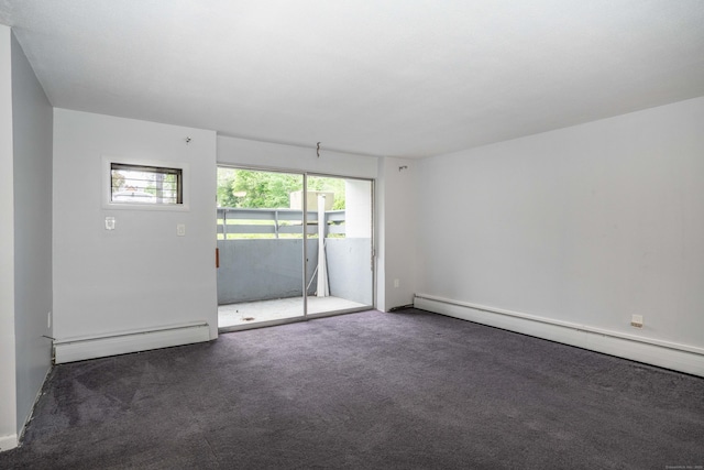 104 Oakwood Ave Apt T3, West Hartford, CT 06119 - carpeted spare room with a baseboard radiator and a baseboard heating unit