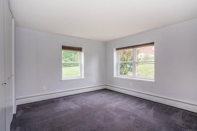 104 Oakwood Ave Apt T3, West Hartford, CT 06119 - carpeted spare room with healthy amount of natural light, baseboards, and a baseboard heating unit