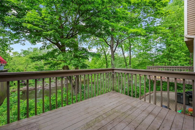 36 Wood Duck Ln Unit 36, Simsbury, CT 06081 - deck featuring view of wooded area