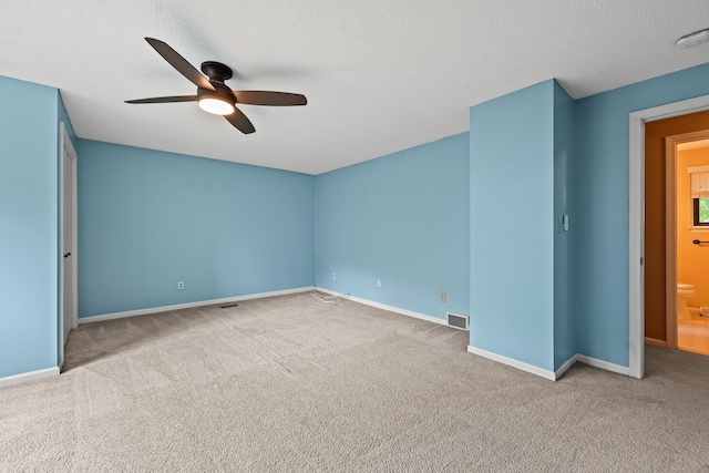 36 Wood Duck Ln Unit 36, Simsbury, CT 06081 - carpeted spare room with a ceiling fan, a textured ceiling, and baseboards