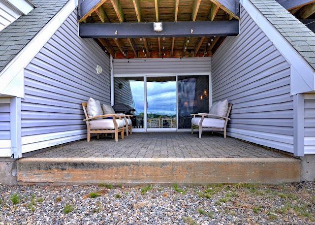 714 Popes Island Rd Unit 714, Milford, CT 06461 - wooden terrace with a patio area