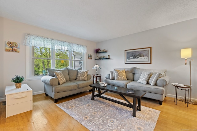 19 Ridgeview Dr, Ellington, CT 06029 - living room featuring light wood-style flooring and baseboards
