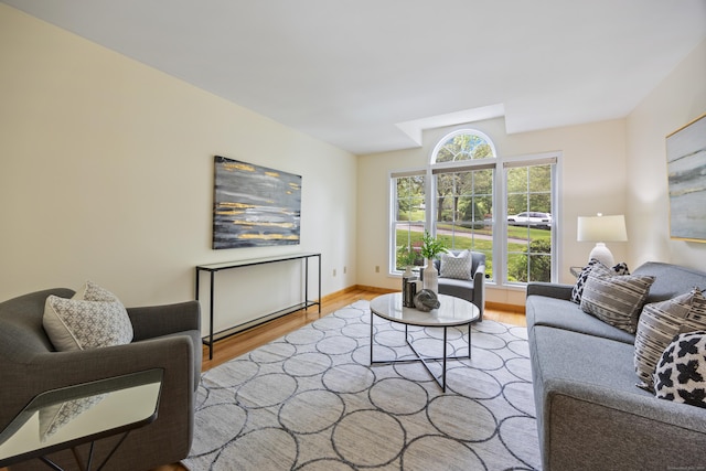 25 Hamden Hills Dr Unit 60, Hamden, CT 06518 - living area with wood finished floors and baseboards