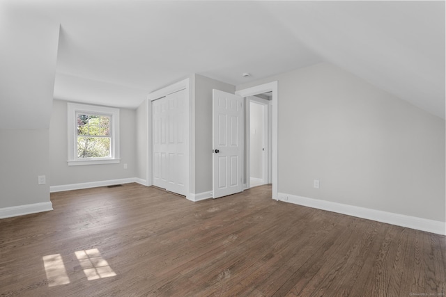 330 Meriden Ave, Southington, CT 06489 - additional living space with lofted ceiling, wood finished floors, and baseboards
