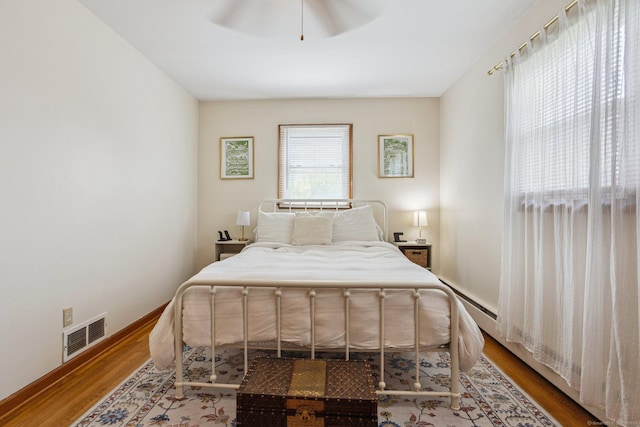64 Willow St, Milford, CT 06460 - bedroom featuring wood finished floors, baseboards, and ceiling fan