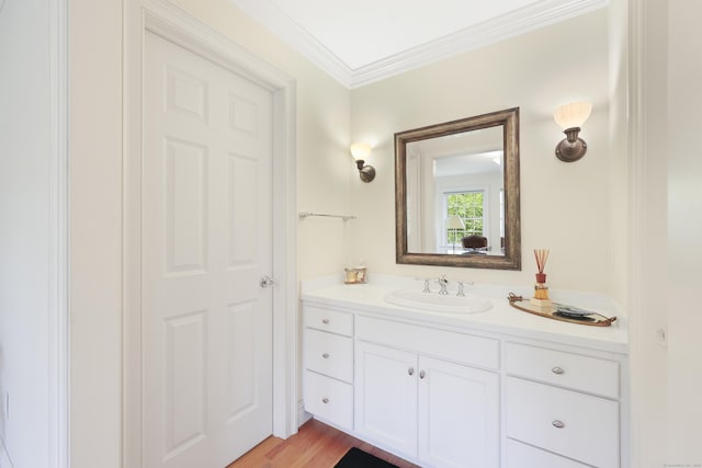 52 Dug Rd, Glastonbury, CT 06073 - bathroom featuring vanity and crown molding
