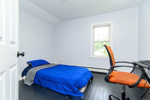 163 State Ave, Killingly, CT 06241 - bedroom featuring wood-type flooring and lofted ceiling