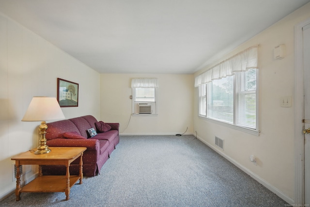 19 Litchfield Pl, Rocky Hill, CT 06067 - living room featuring carpet and cooling unit