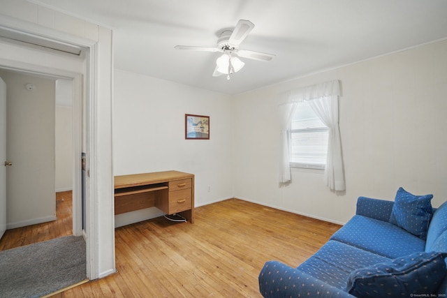 19 Litchfield Pl, Rocky Hill, CT 06067 - sitting room with light wood finished floors and ceiling fan