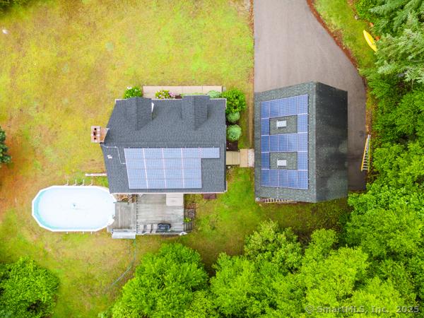 5 Conrad Ct, Ledyard, CT 06335 - view from above of property