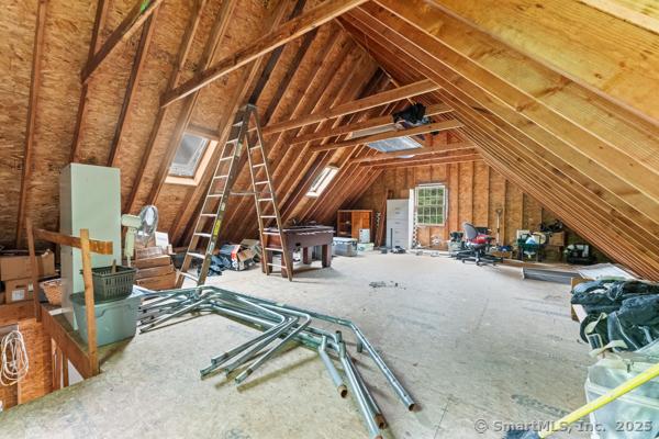 5 Conrad Ct, Ledyard, CT 06335 - view of unfinished attic