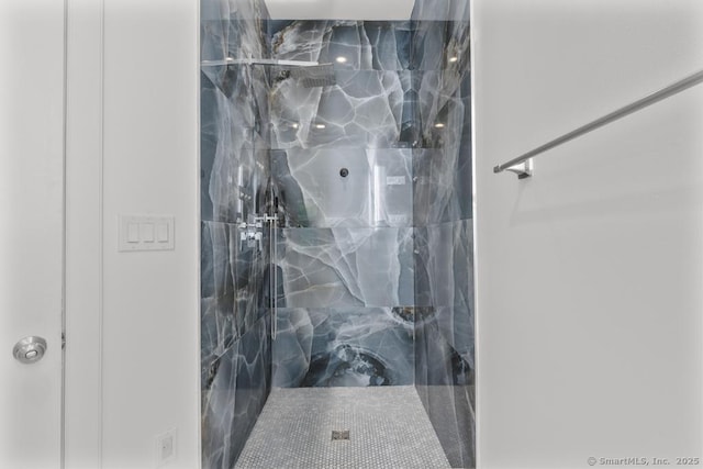 308 Old Zoar Rd, Monroe, CT 06468 - full bathroom with a marble finish shower
