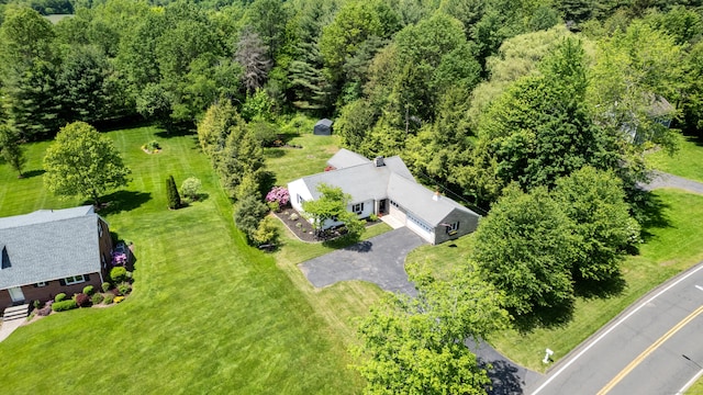 401 Russell Ave, Suffield, CT 06078 - view from above of property
