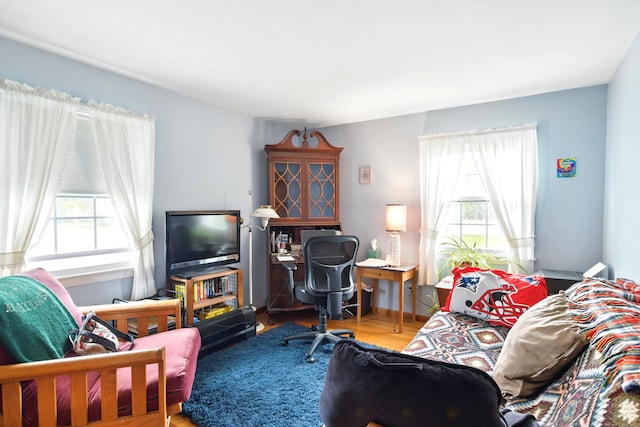 47 Varno Ln, Enfield, CT 06082 - living area with wood finished floors