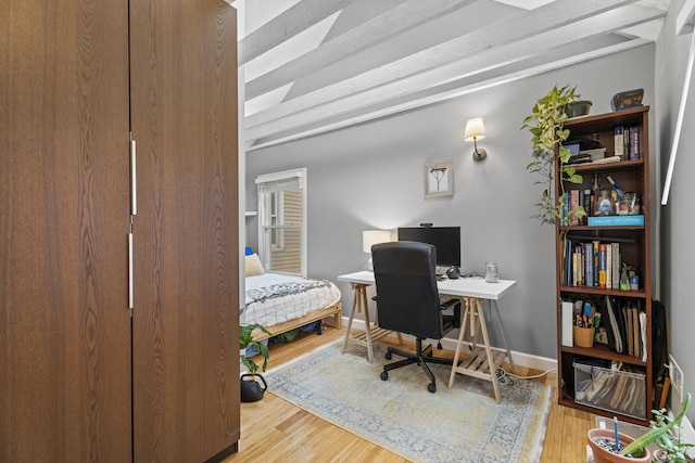 128 Mill River St, New Haven, CT 06511 - home office with wood finished floors and baseboards