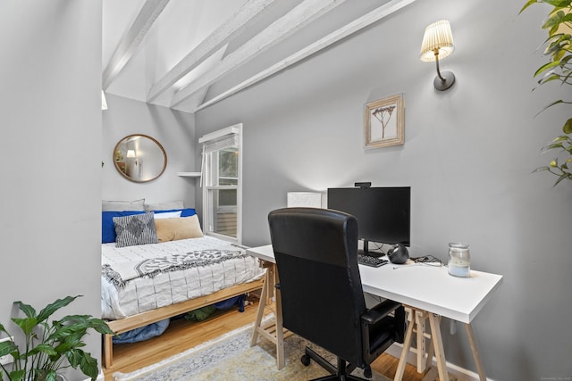 128 Mill River St, New Haven, CT 06511 - bedroom featuring wood finished floors and a desk
