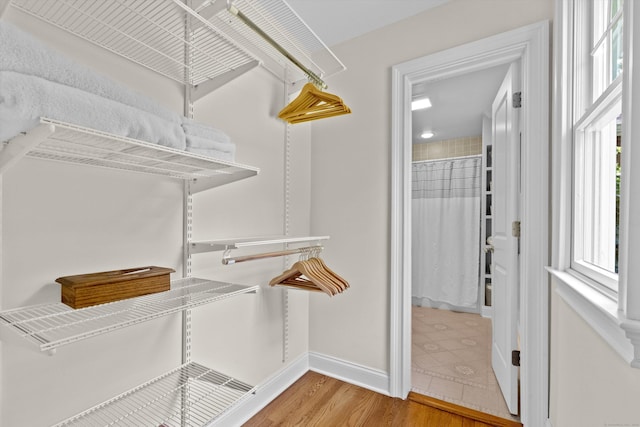 40 Thunder Hill Ln, Ridgefield, CT 06877 - spacious closet with wood finished floors