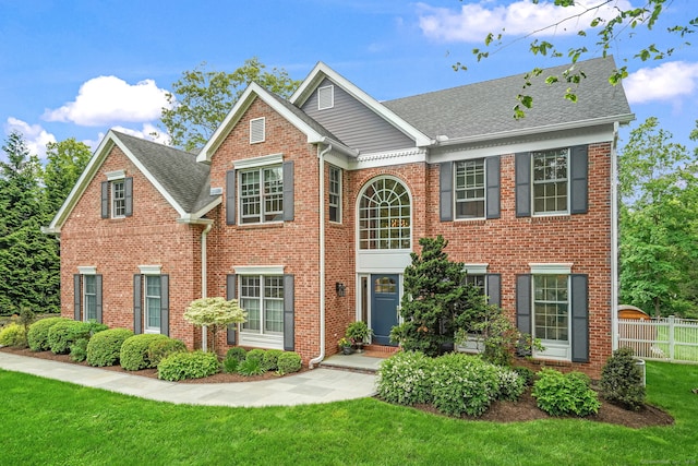 975 Flintlock Rd, Fairfield, CT 06890 - view of front facade with brick siding and a shingled roof