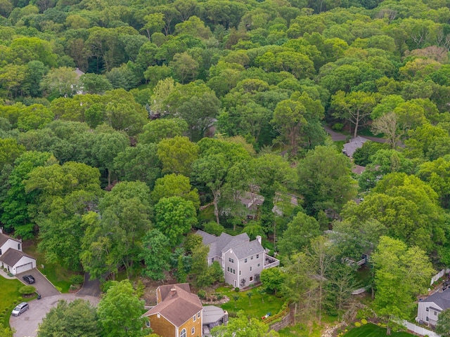 14 The Mews, Westport, CT 06880 - aerial view of a forest