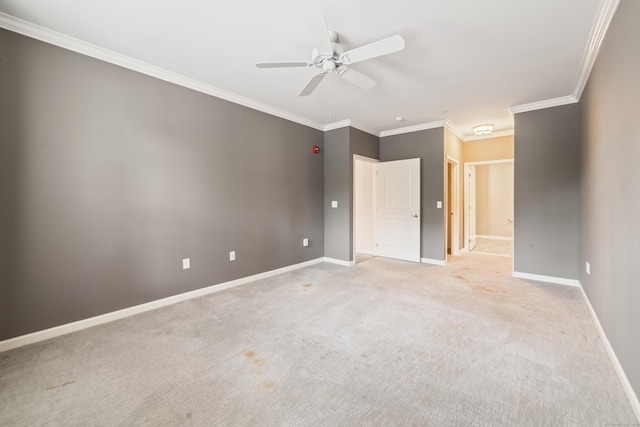 802 Center Meadow Ln Unit 802, Danbury, CT 06810 - unfurnished bedroom featuring ornamental molding, baseboards, light colored carpet, and connected bathroom