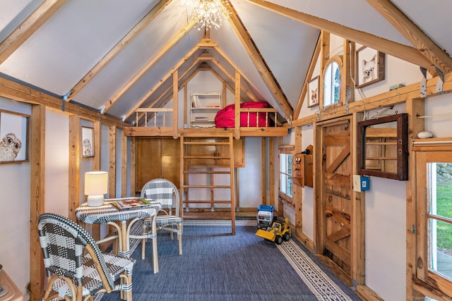 264 Taugwonk Rd, Stonington, CT 06378 - sunroom / solarium featuring lofted ceiling