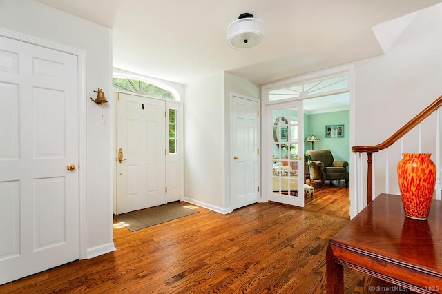 12 Fawn Ridge Dr, Brookfield, CT 06804 - foyer with wood finished floors and baseboards
