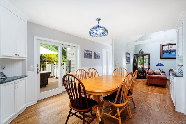 12 Fawn Ridge Dr, Brookfield, CT 06804 - dining room with light wood-type flooring and wainscoting