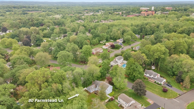 80 Farmstead Ln, Windsor, CT 06095 - bird's eye view of a forest