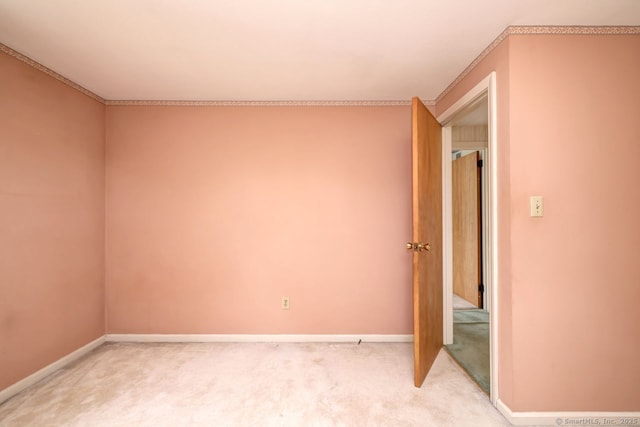 423 Baldwin Ave, Meriden, CT 06450 - spare room featuring light colored carpet and baseboards