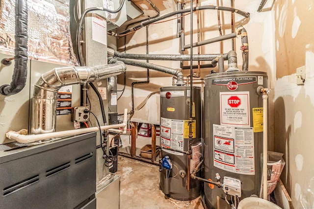 520 Vincellette St Unit C1, Bridgeport, CT 06606 - utilities featuring water heater and heating unit
