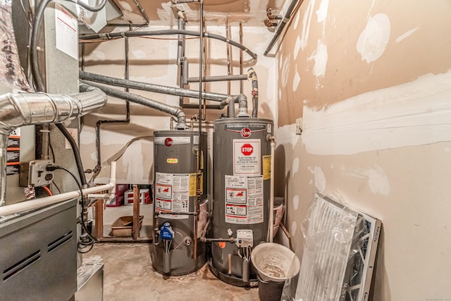 520 Vincellette St Unit C1, Bridgeport, CT 06606 - utilities with water heater